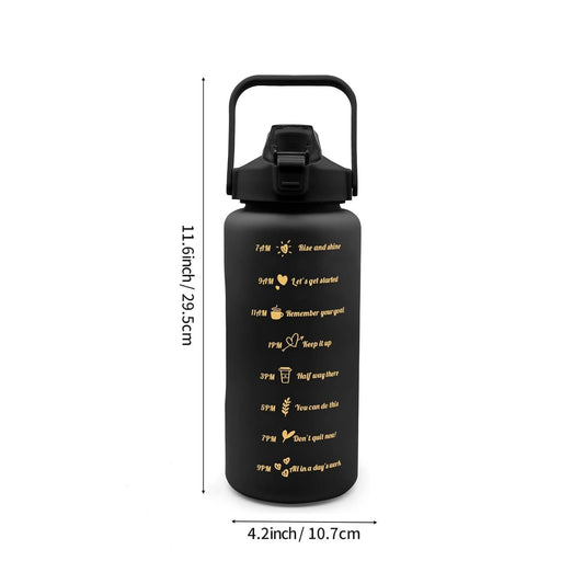AAROO ENTERPRISE Motivational Silicone Water Bottle 3 in 1 Set ? Pack of 3 in Multiple Shades and Sizes for Fitness, Travel, and Daily Hydration with LeaK(multi colour)