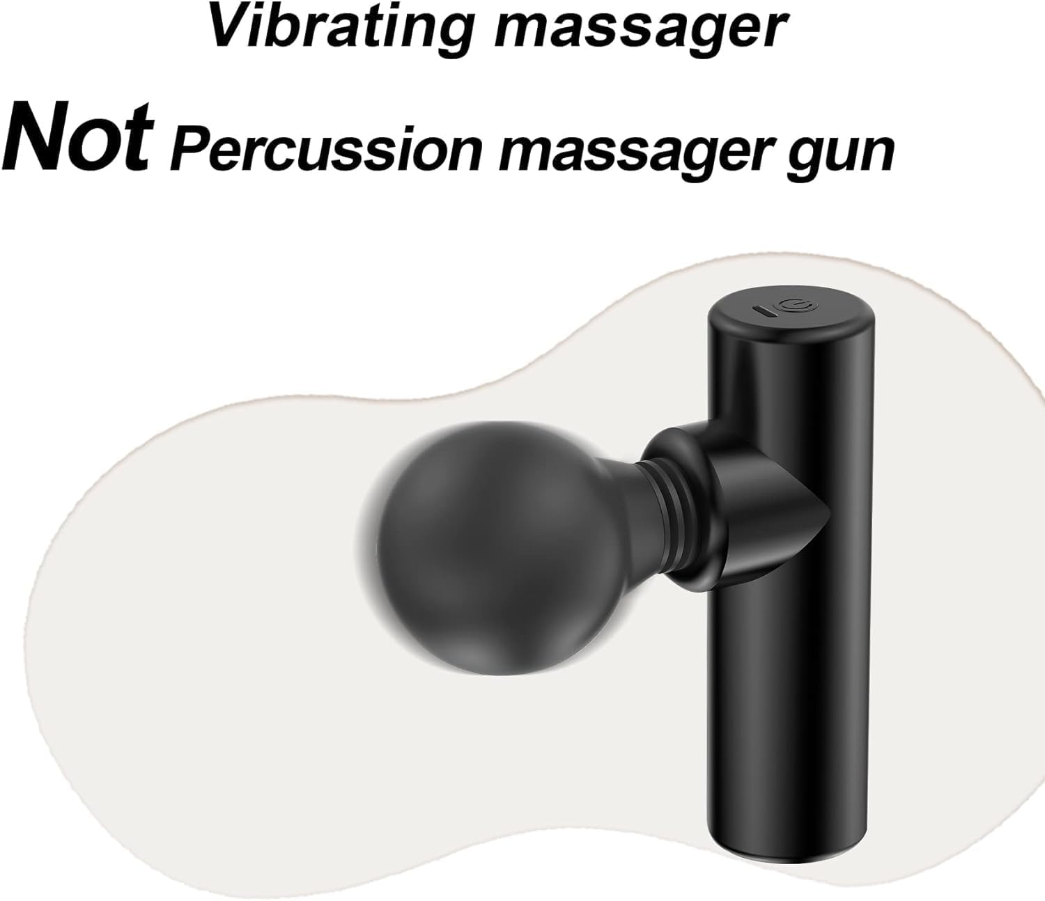 Portable Arm Massage Gun Small Massager Facial Massage Gun Pain Relief Mini Portable Suitable For Gym Office Muscle Relaxation And Massager Electric Mini Fascial Gun, Black