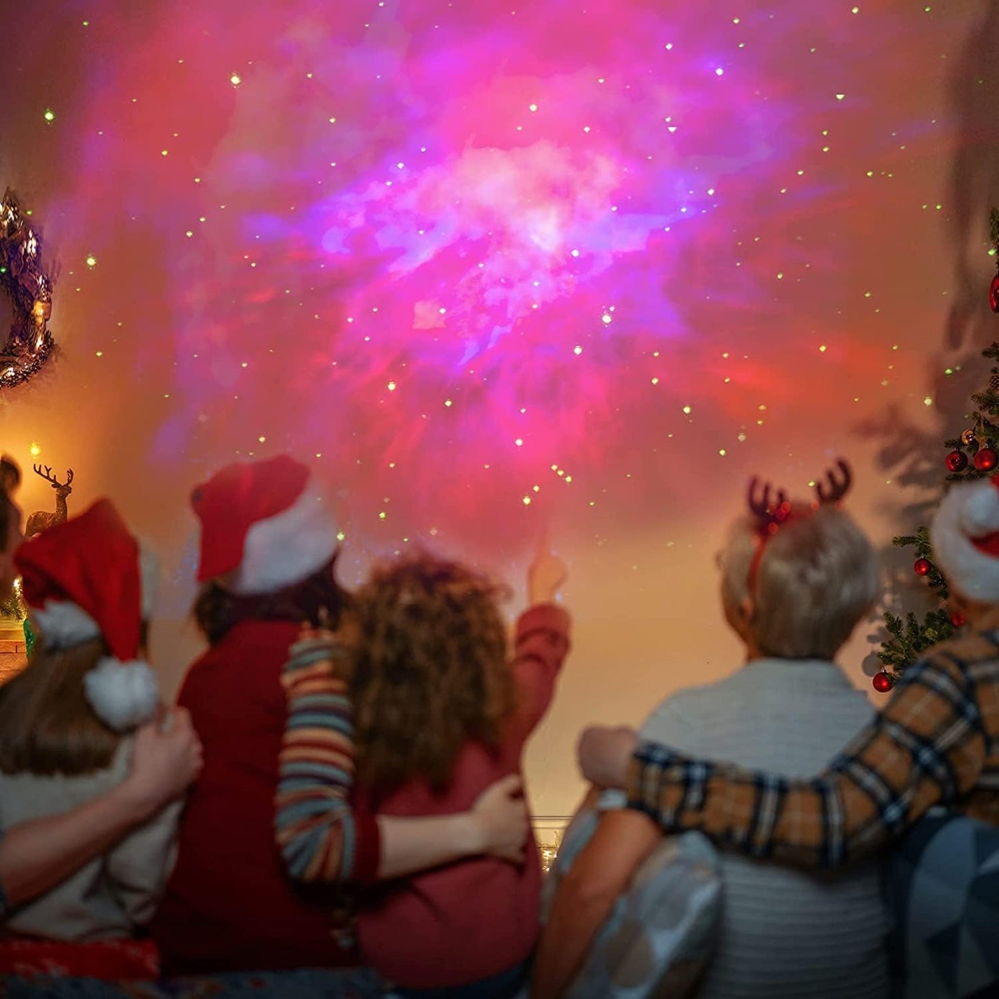 Galaxy Projector with Remote Control - 360° Adjustable Timer Kids Astronaut Nebula Night Light Strong for Rechargeable Kids,Baby, Adults Bedroom,Office,Home,Gaming Room,Party (Night Light)