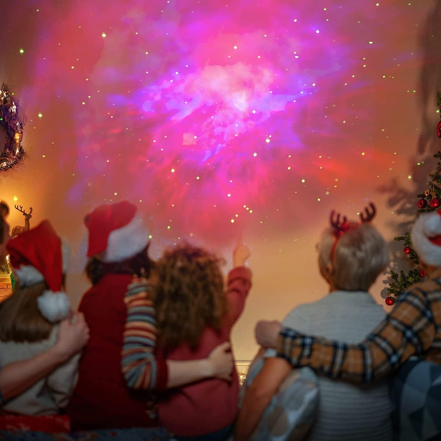 Galaxy Projector with Remote Control - 360° Adjustable Timer Kids Astronaut Nebula Night Light Strong for Rechargeable Kids,Baby, Adults Bedroom,Office,Home,Gaming Room,Party (Night Light)
