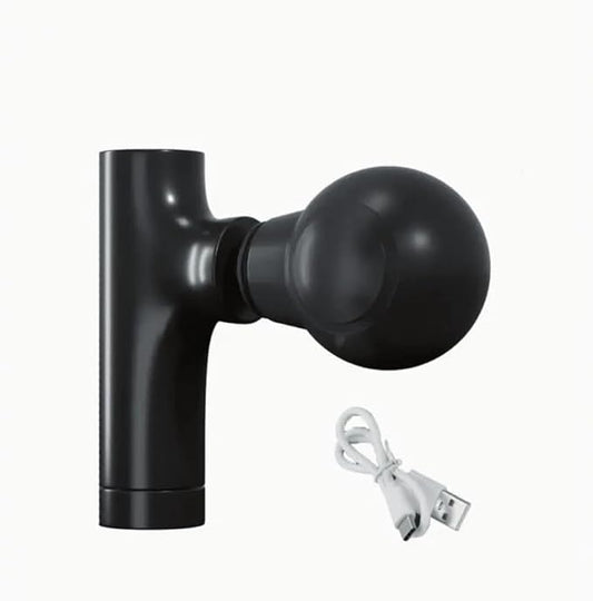 Portable Arm Massage Gun Small Massager Facial Massage Gun Pain Relief Mini Portable Suitable For Gym Office Muscle Relaxation And Massager Electric Mini Fascial Gun, Black